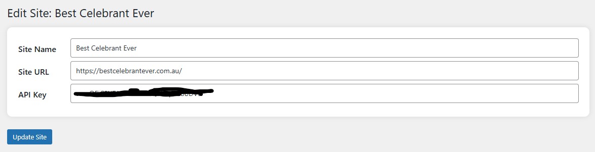 Edit Site